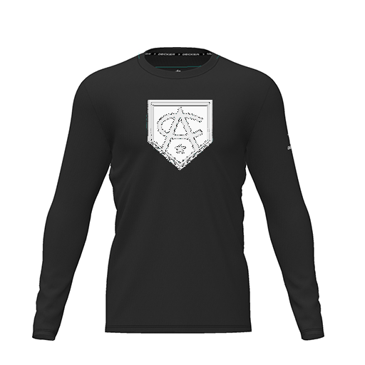 [FTLCDFBK-YXS-LOGO3] Dri Fit Performance T-Shirt (Youth XS, Black, Logo 3, Long Sleeve)