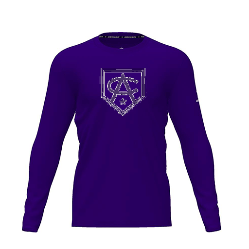 [FTLCDFPP-YXS-LOGO3] Dri Fit Performance T-Shirt (Youth XS, Purple, Logo 3, Long Sleeve)