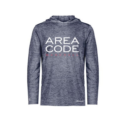 [FOLHCGNV-AS-LOGO2] Men's Charge Hoodie (Adult S, Navy, Logo 2)