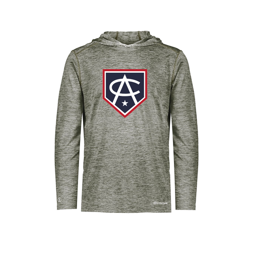[FOLHCGGY-AS-LOGO3] Men's Charge Hoodie (Adult S, Gray, Logo 3)