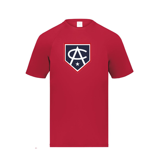 [2790.083.S-LOGO3] Men's Smooth Sport T-Shirt (Adult S, Red, Logo 3)