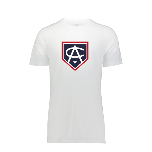 [FTSCUBWH-AS-LOGO3] Decker Men's Tri-Blend T-Shirt - Short Sleeve (Adult S, White, Logo 3)