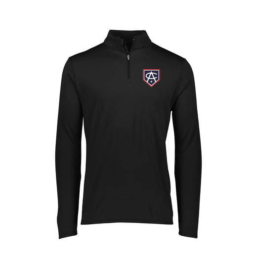 [FTLQFLBK-FAXS-LOGO3] Decker Women's Flex-Lite 1/4 Zip Shirt (Female Adult XS, Black, Logo 3)