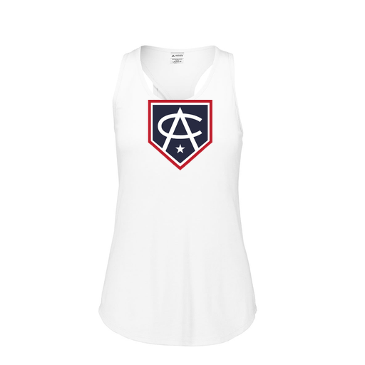 [3078.005.S-LOGO3] Ladies Tri Blend Tank Top (Female Adult S, White, Logo 3)