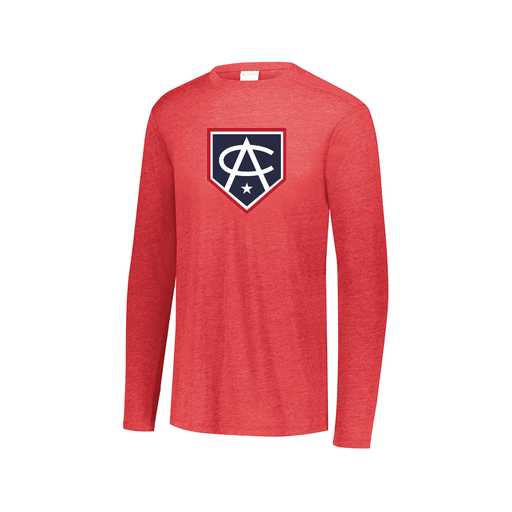 [3075.V96.XS-LOGO3] Men's LS Ultra-blend T-Shirt (Adult XS, Red, Logo 3)
