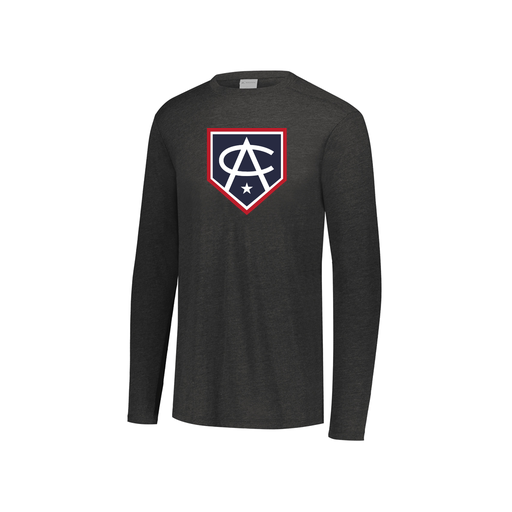 [3076.K94.S-LOGO3] Youth LS Ultra-blend T-Shirt (Youth S, Black, Logo 3)