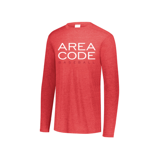 [3076.V96.S-LOGO2] Youth LS Ultra-blend T-Shirt (Youth S, Red, Logo 2)
