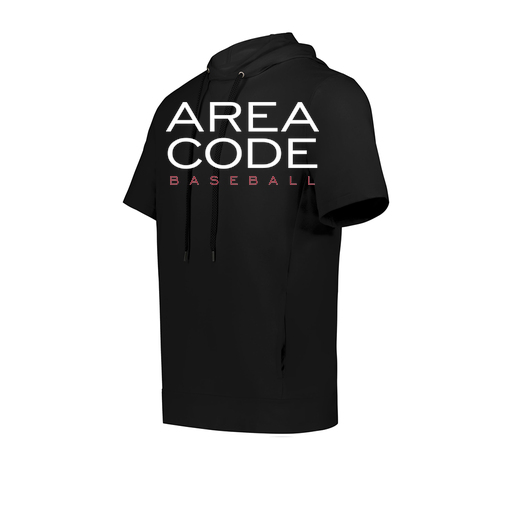 [222605.080.S-LOGO2] YOUTH VENTURA SOFT KNIT SHORT SLEEVE HOODIE (Youth S, Black, Logo 2)