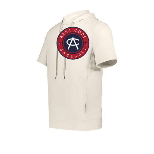[222605-WHT-YS-LOGO1] YOUTH VENTURA SOFT KNIT SHORT SLEEVE HOODIE (Youth S, White, Logo 1)