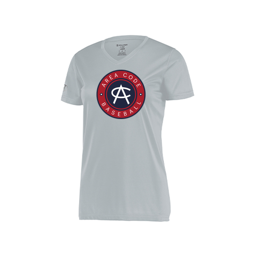 [222820.099.S-LOGO1] Ladies Movement Dri Fit Shirt (Female Adult S, Silver, Logo 1)